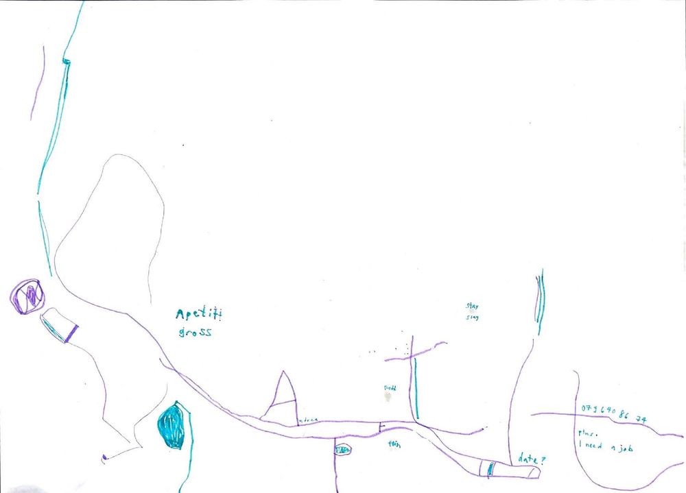 Apetiti gross
Andrea
Fett
fein
Stay slay
date?
079 ... .. ..
plus I need a job
stay sing

date?

07564908624
Thur. I need a job

(Feld, Area, Toth sind ebenfalls eingezeichnet)
